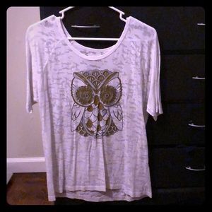 Owl print top
